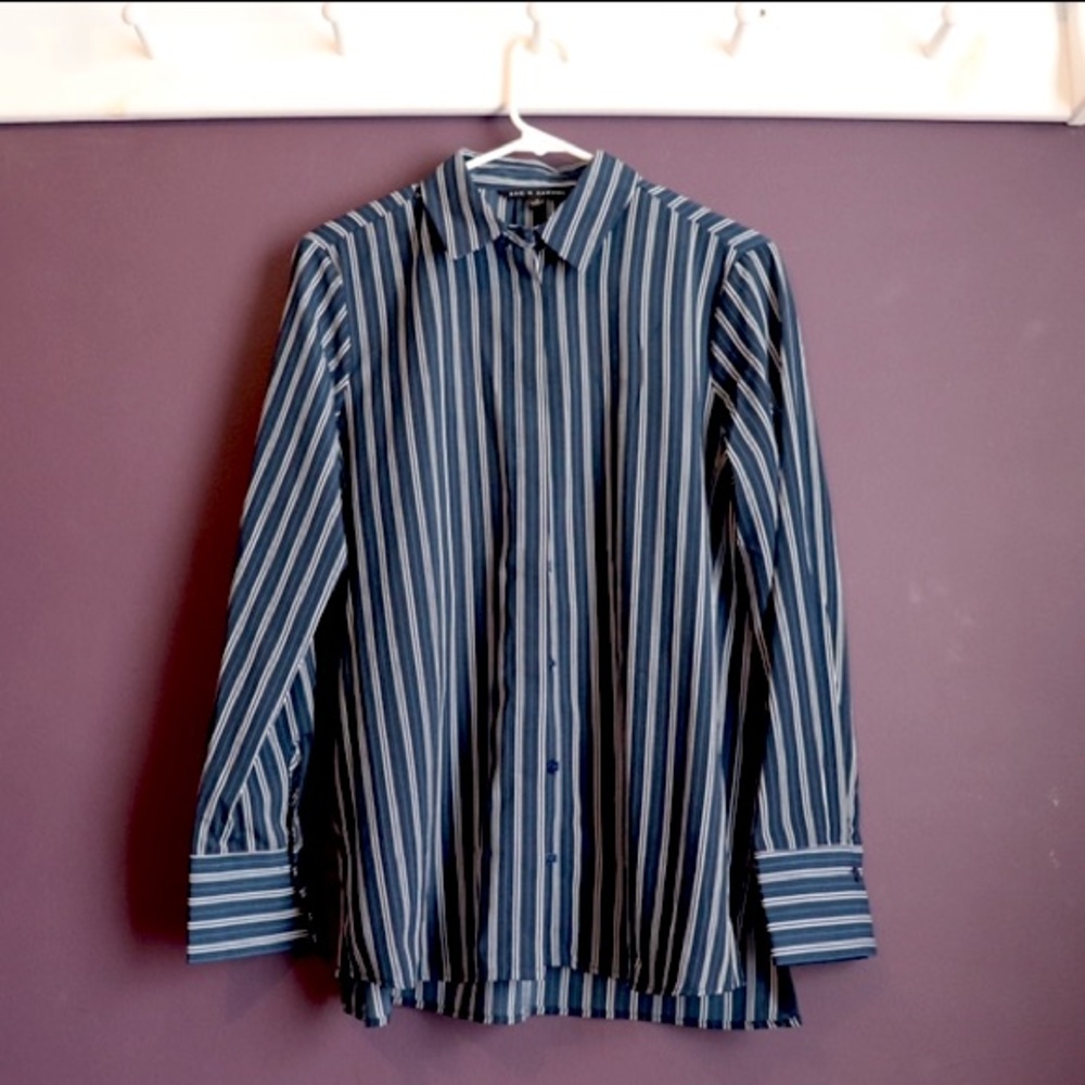 Zac and Rachel Striped Button Down Shirt